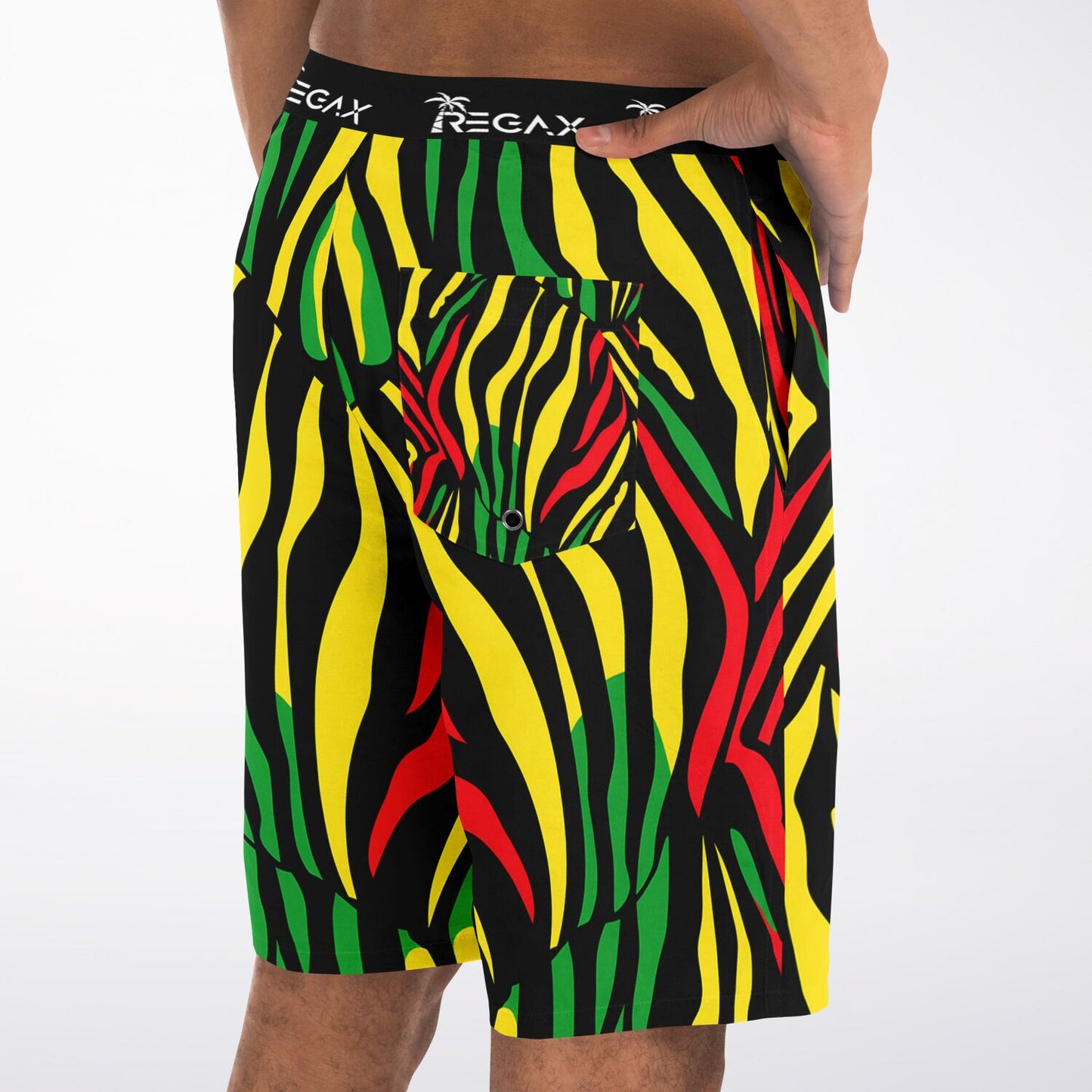 Reggae Zebra Swim Shorts