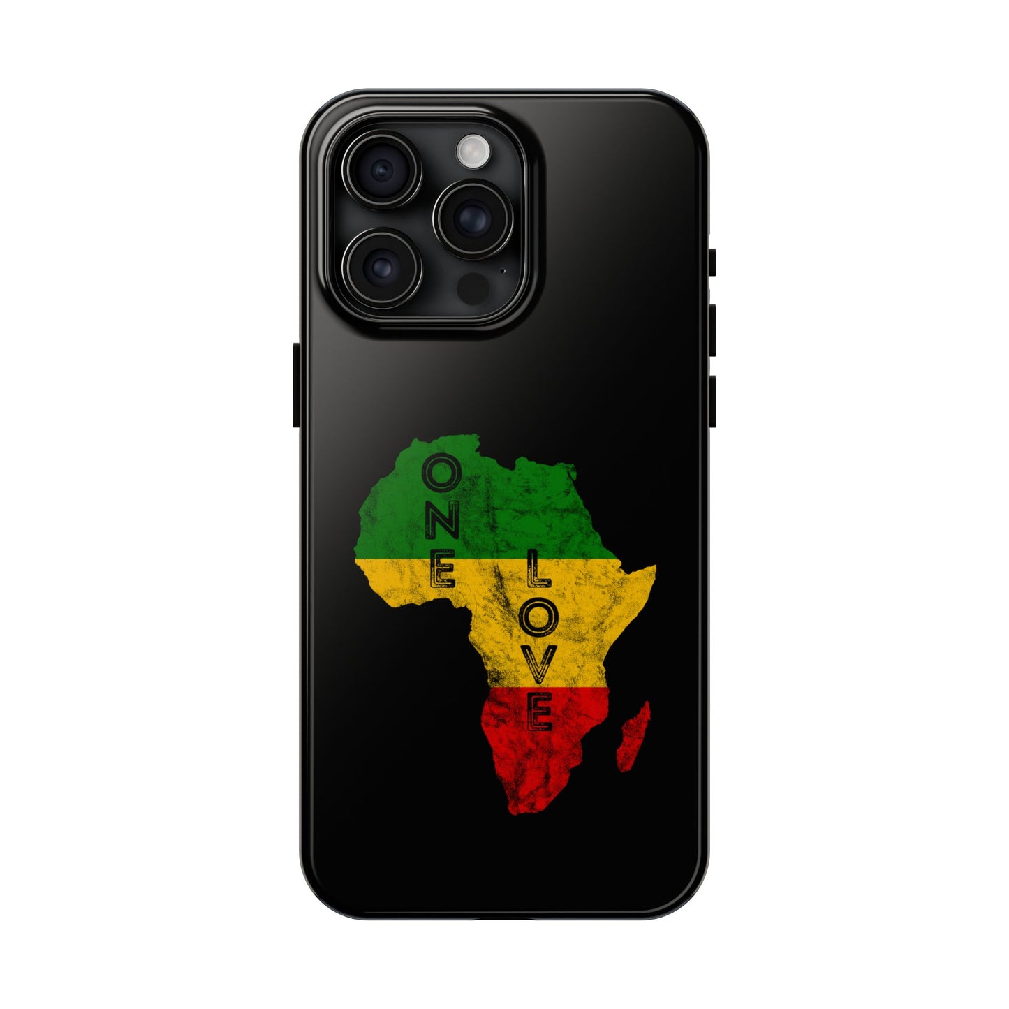 Reggae Africa Map Tough iPhone Case