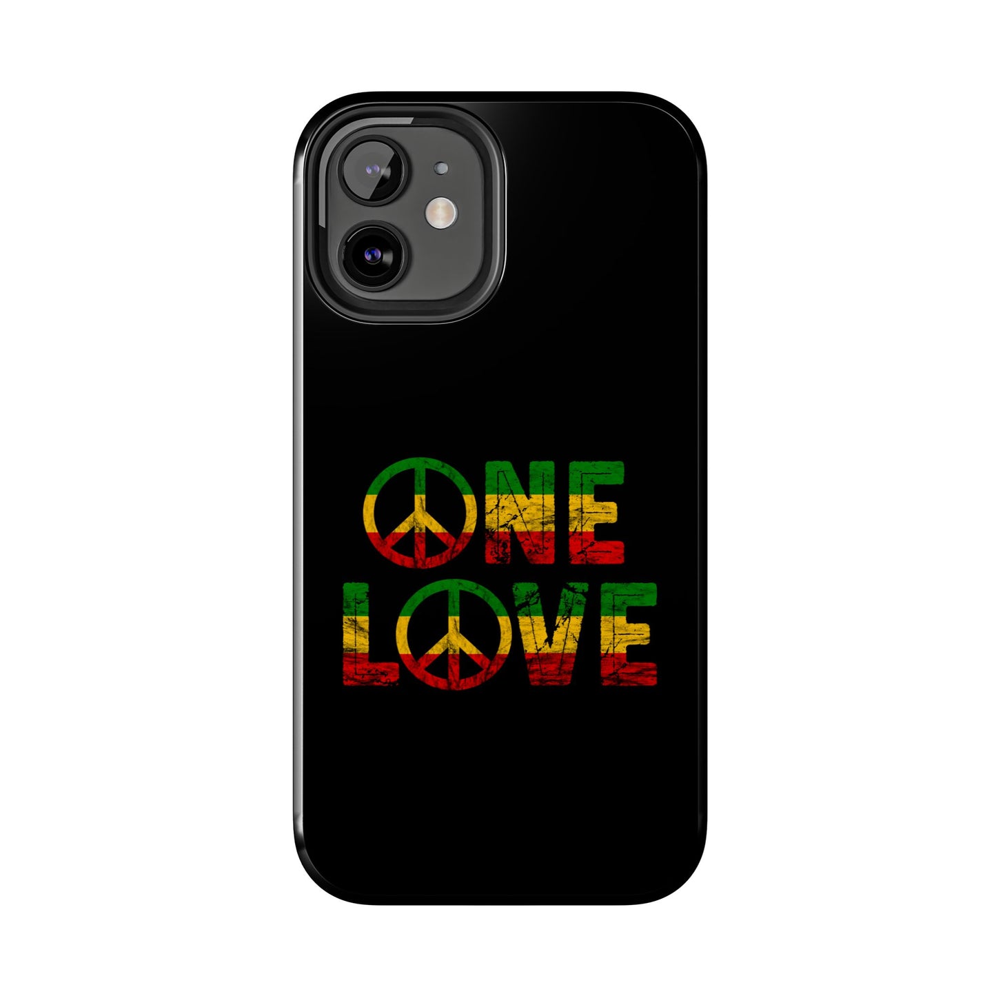 Reggae One Peace Love Tough iPhone Case