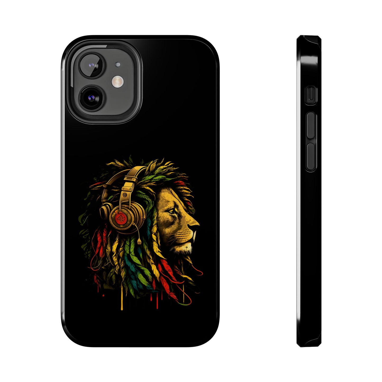 Rasta Reggae Lion Tough iPhone Case