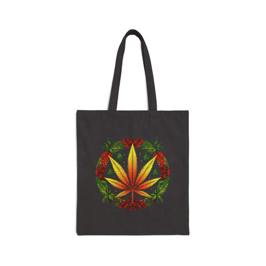 Reggae Peace Mandala Tote Bag