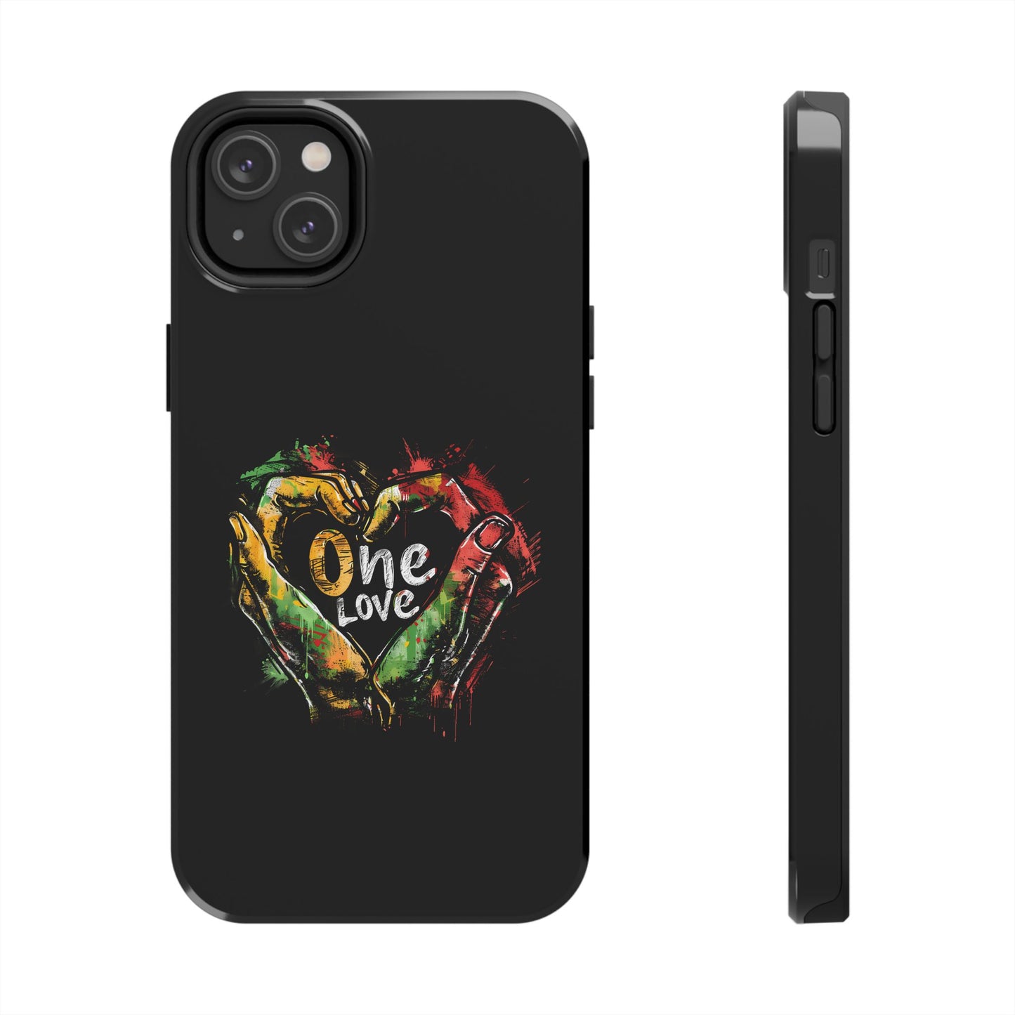 Reggae Hand Heart Tough iPhone Case