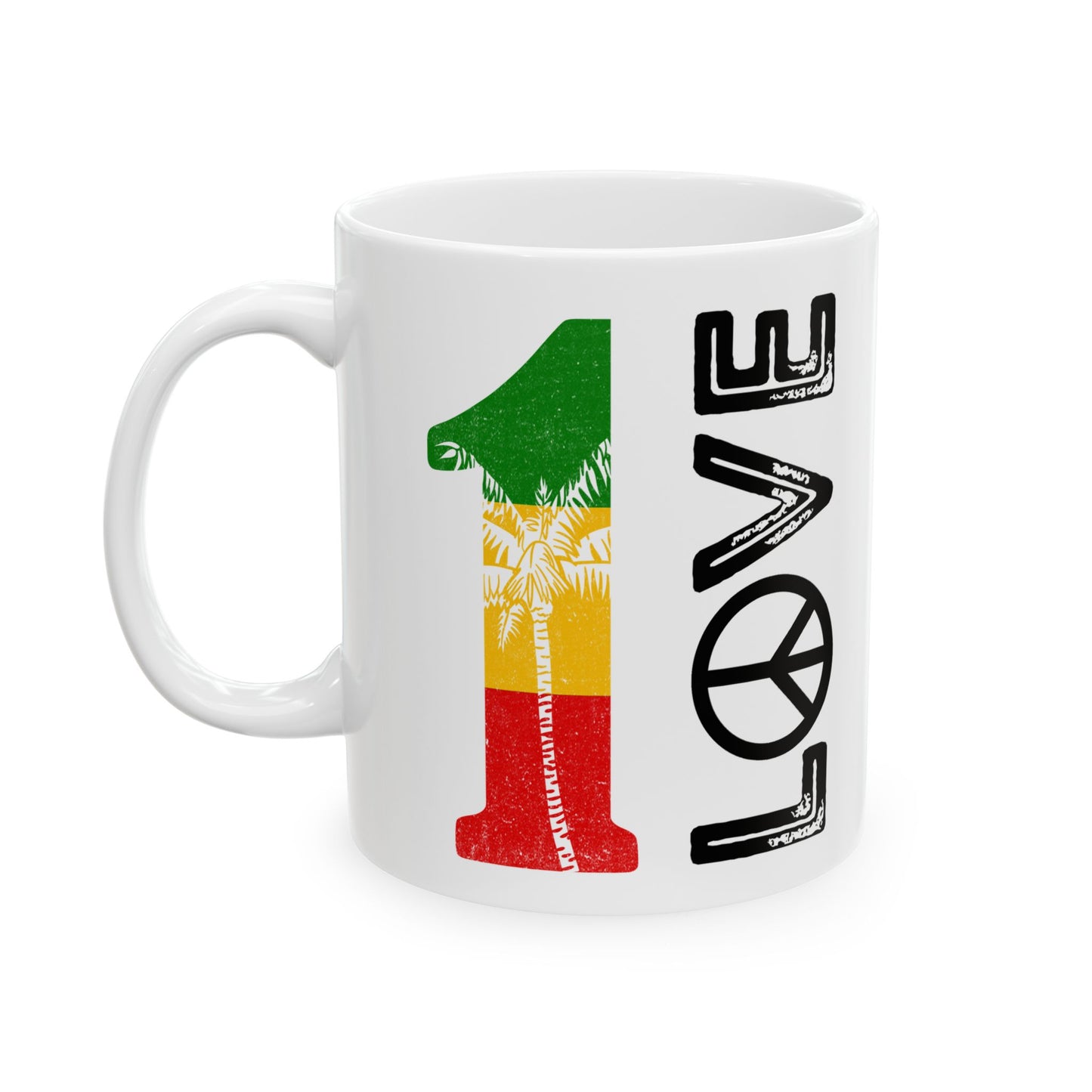 Reggae Vacation 1 Love White Mug