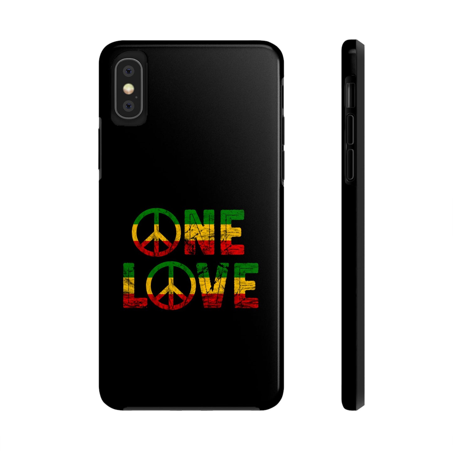 Reggae One Peace Love Tough iPhone Case