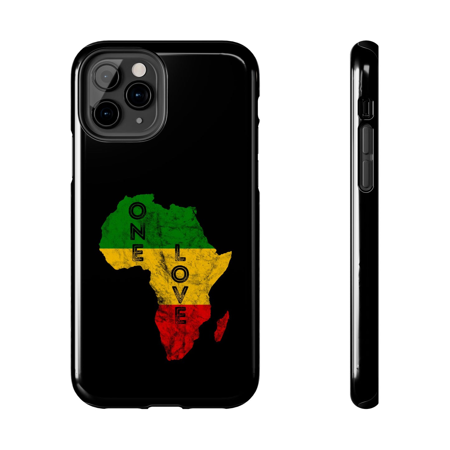 Reggae Africa Map Tough iPhone Case