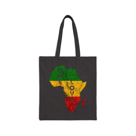 Reggae Africa Map Tote Bag