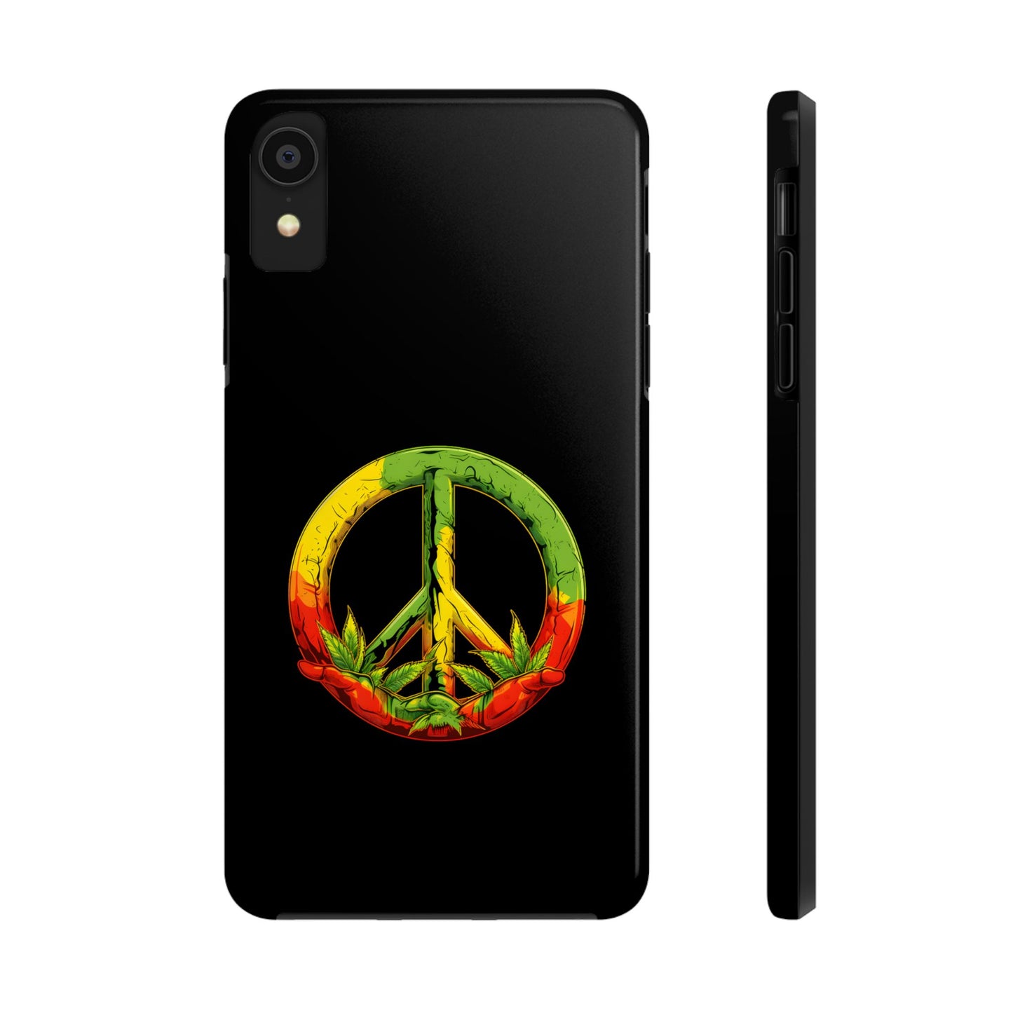 Reggae Peace Sign Tough iPhone Case