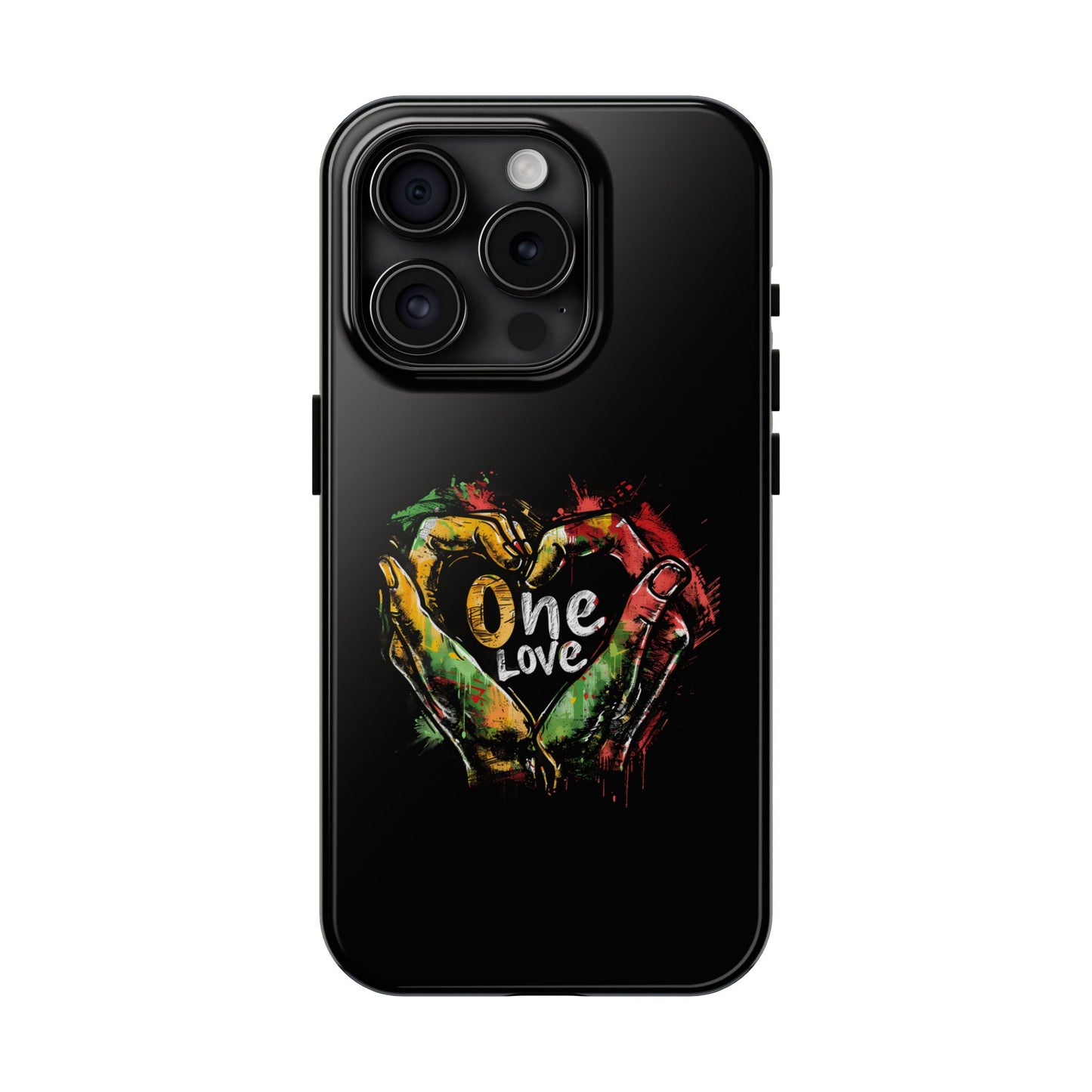 Reggae Hand Heart Tough iPhone Case