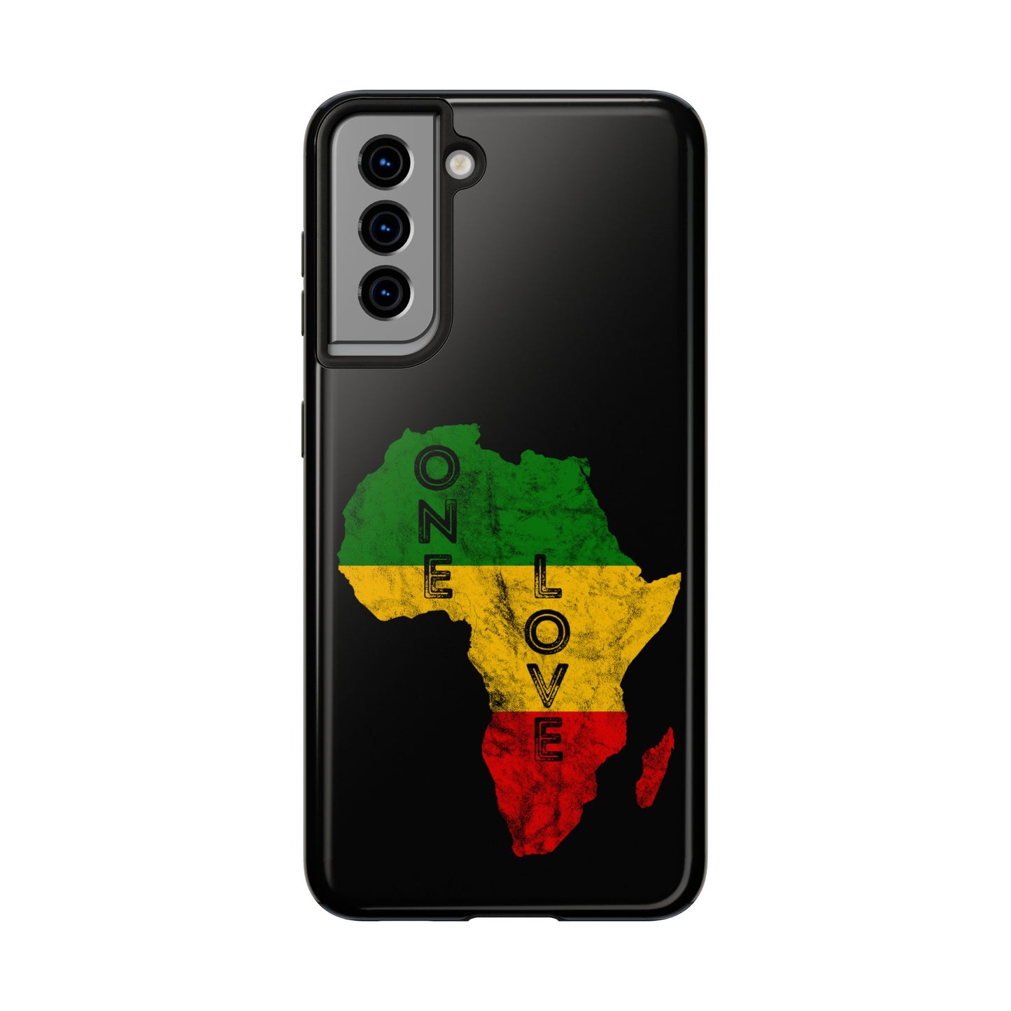 Reggae Africa Map Tough Samsung Galaxy Phone Case