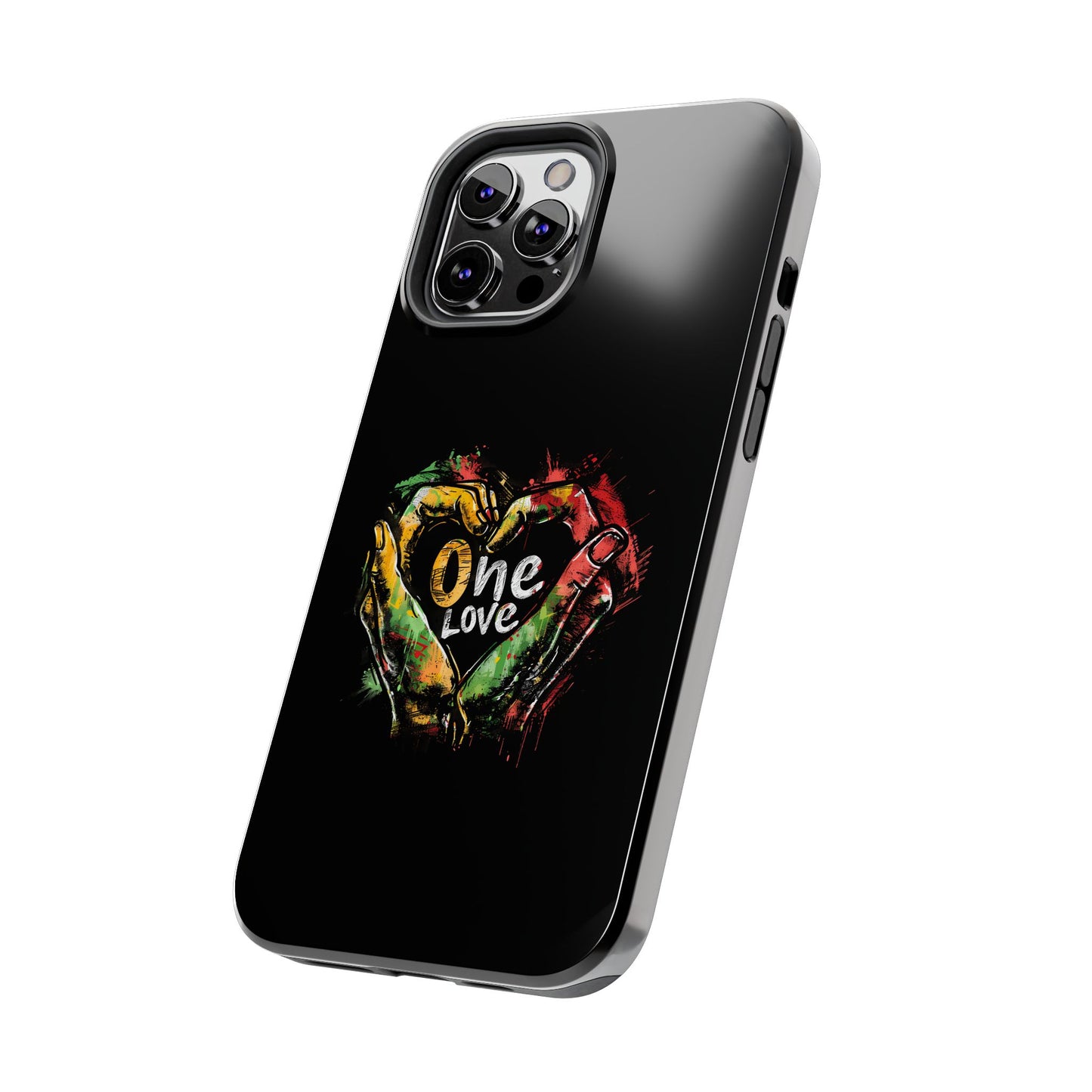 Reggae Hand Heart Tough iPhone Case