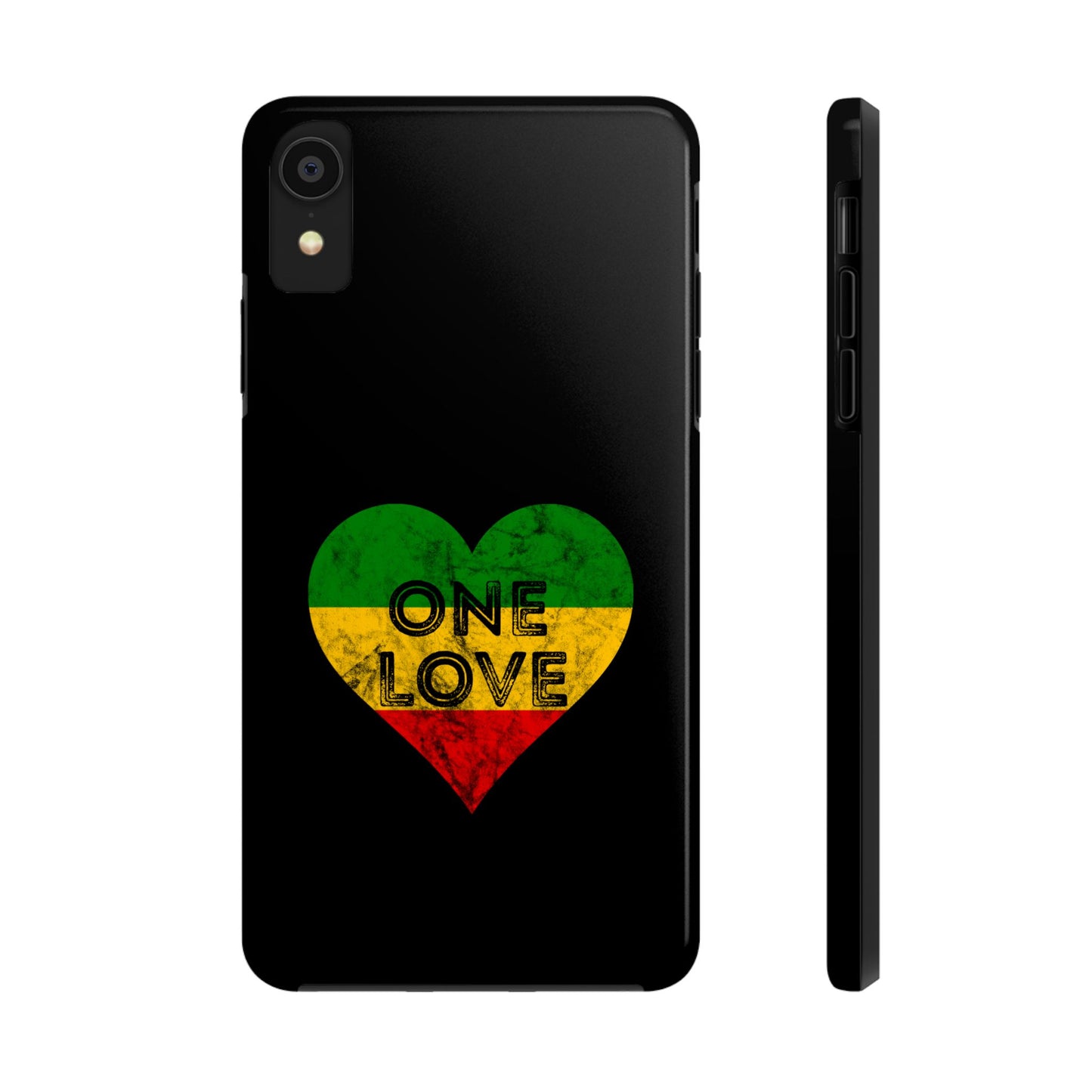 Reggae Heart One Love Tough iPhone Case