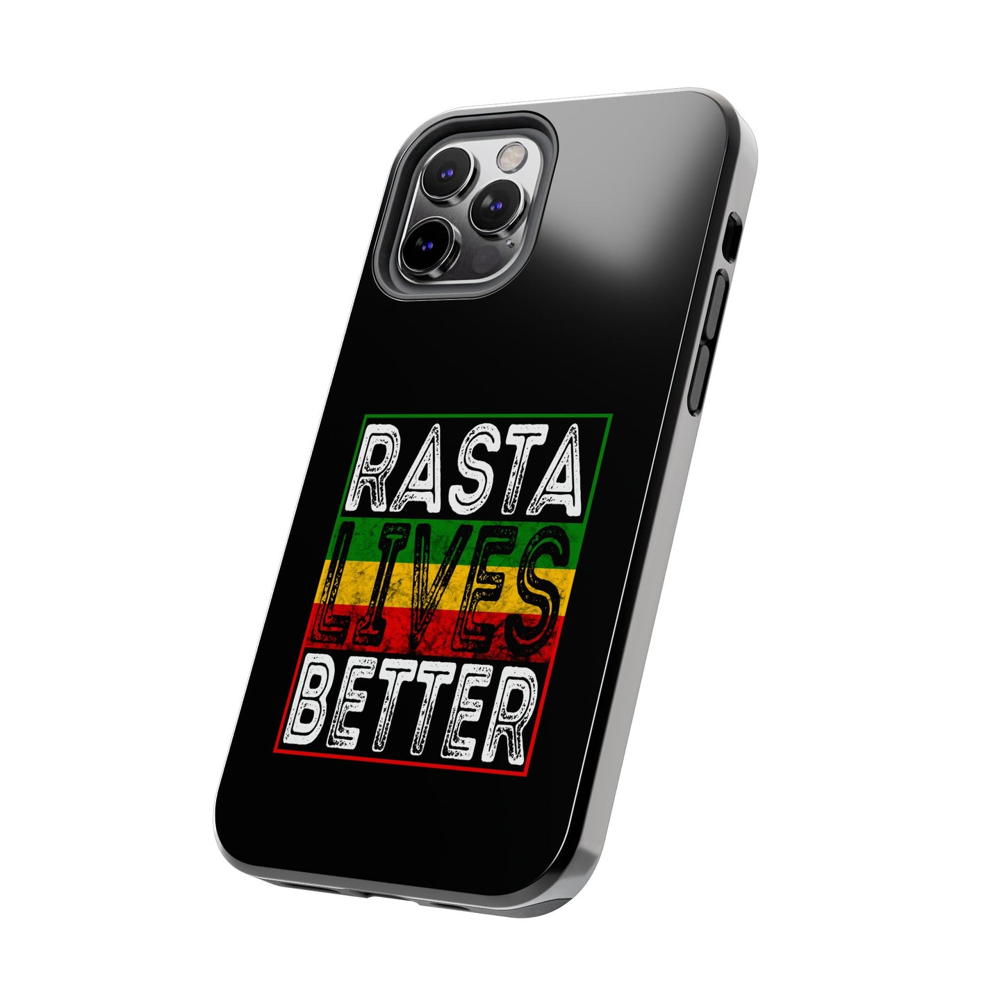 Rasta Lives Better Tough iPhone Case