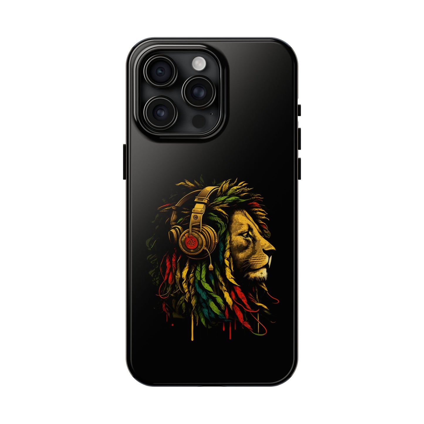 Rasta Reggae Lion Tough iPhone Case