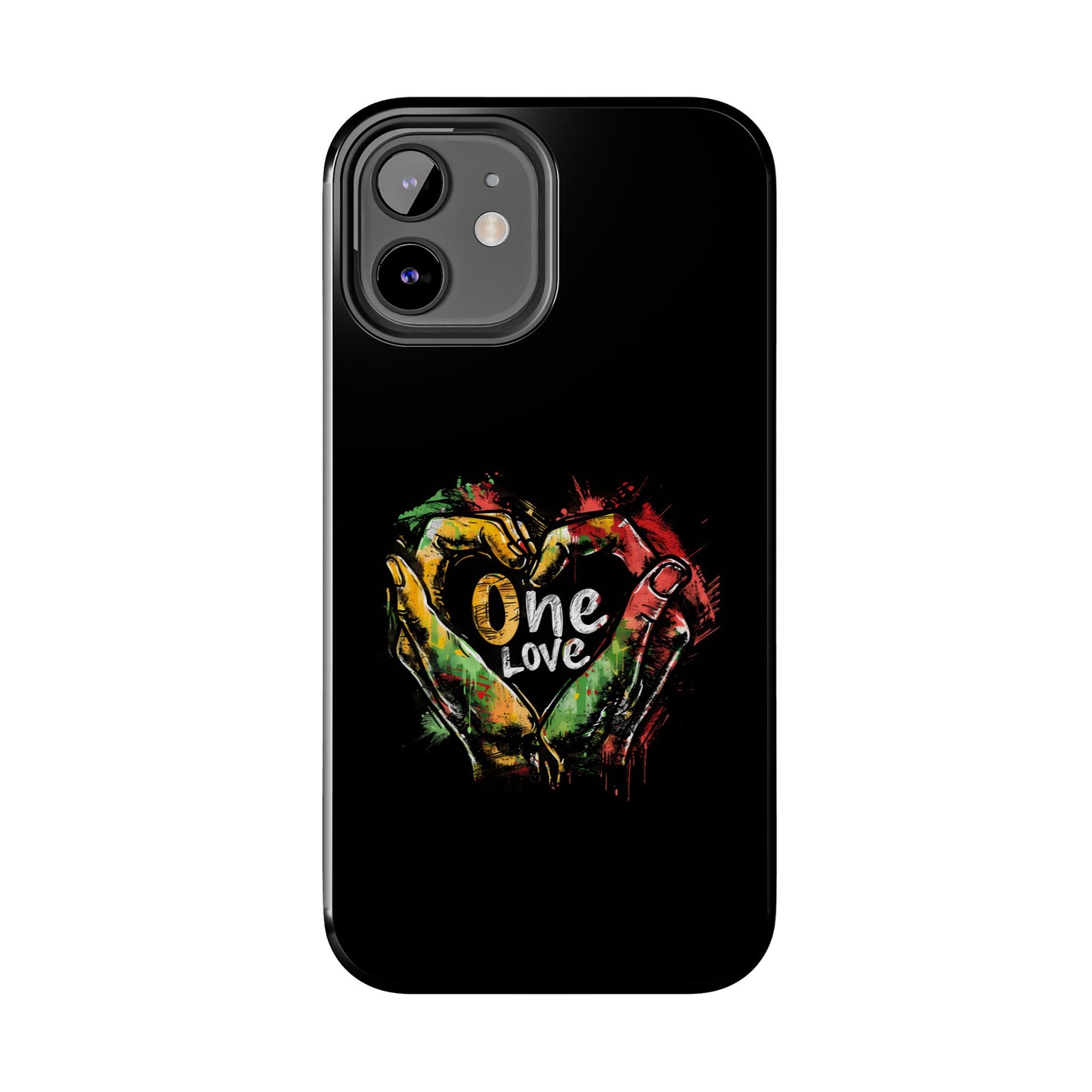 Reggae Hand Heart Tough iPhone Case