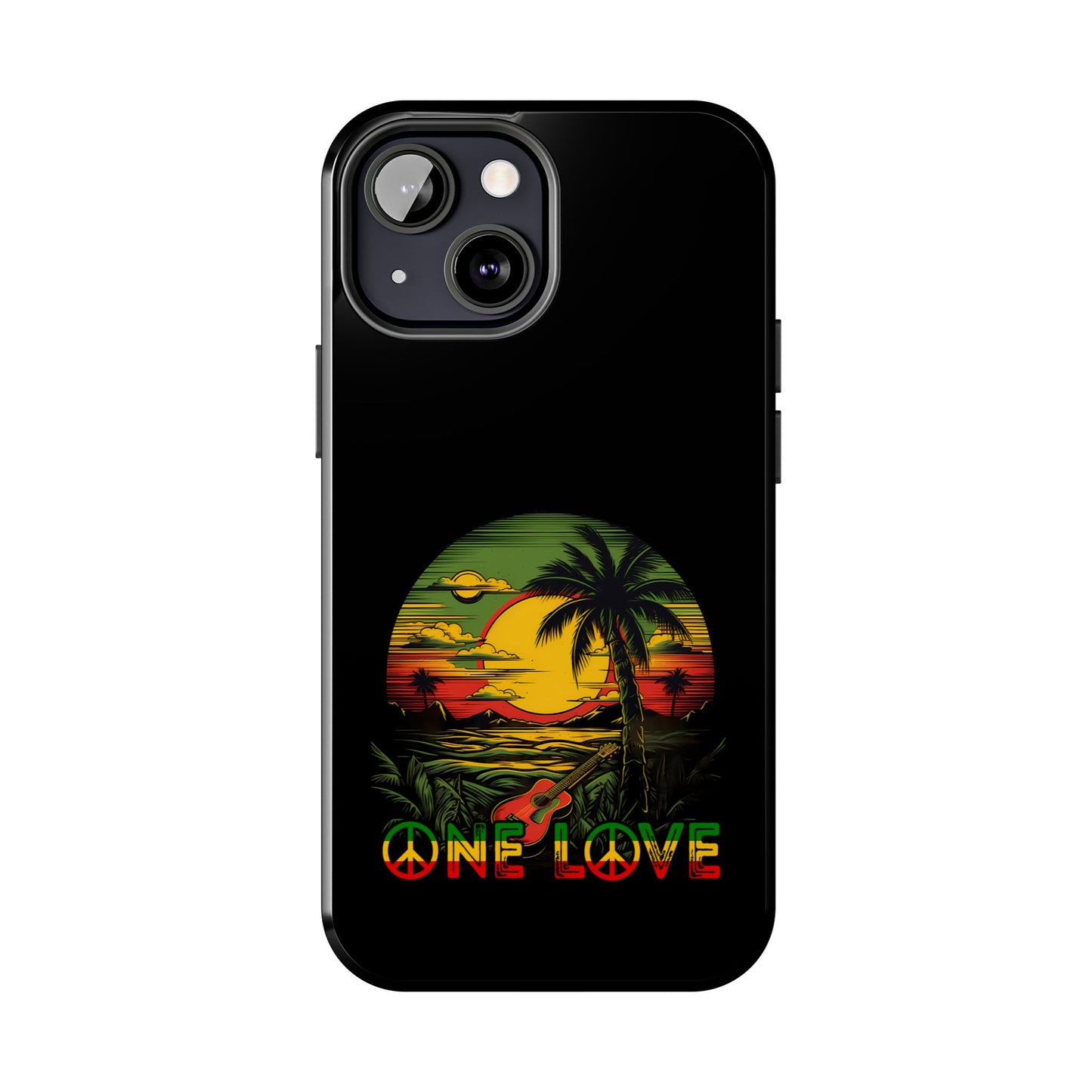 Reggae Sunset Guitar Tough iPhone Case