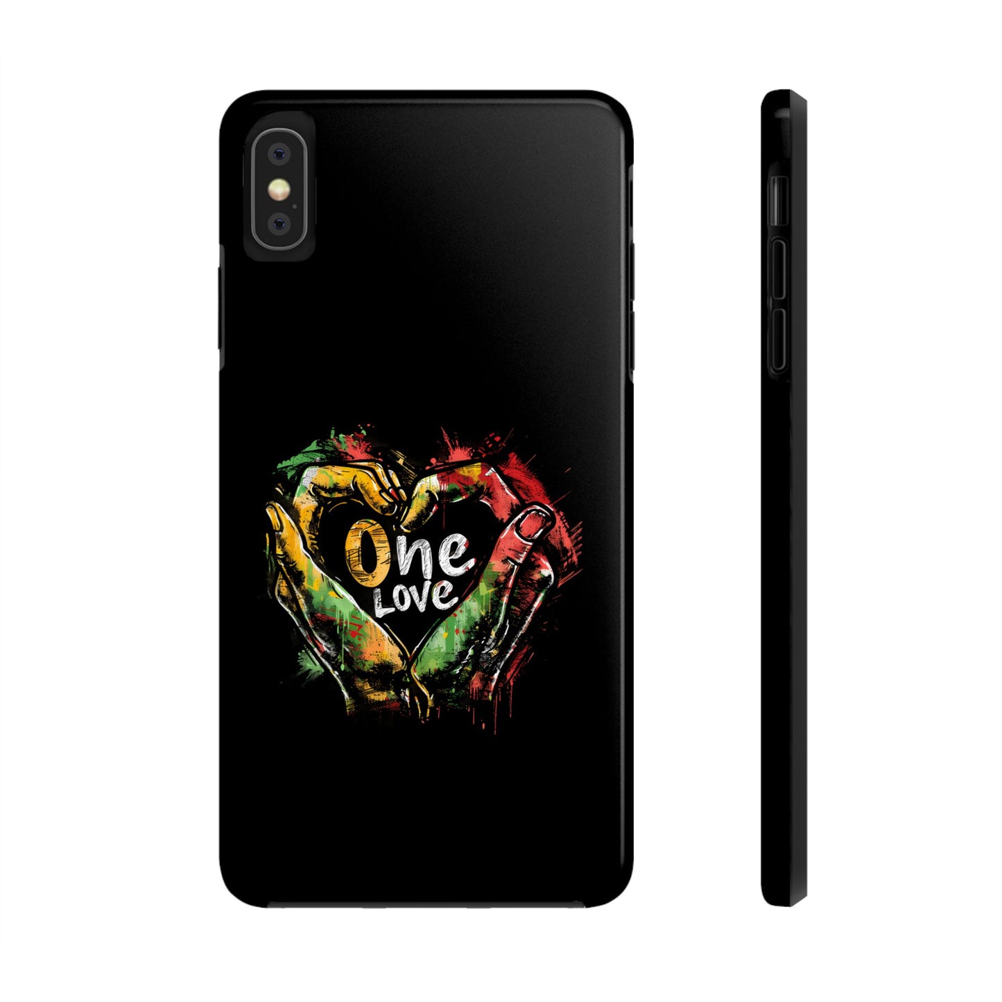 Reggae Hand Heart Tough iPhone Case