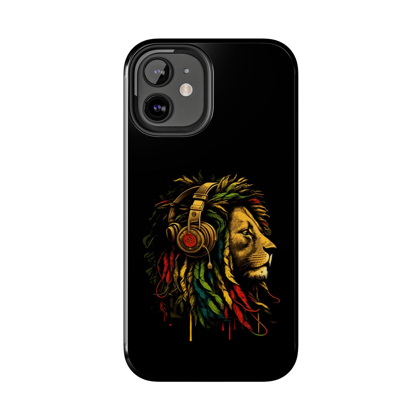 Rasta Reggae Lion Tough iPhone Case