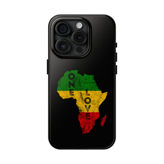 Reggae Africa Map Tough iPhone Case