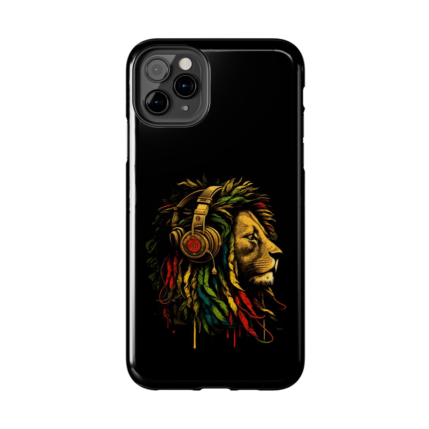 Rasta Reggae Lion Tough iPhone Case