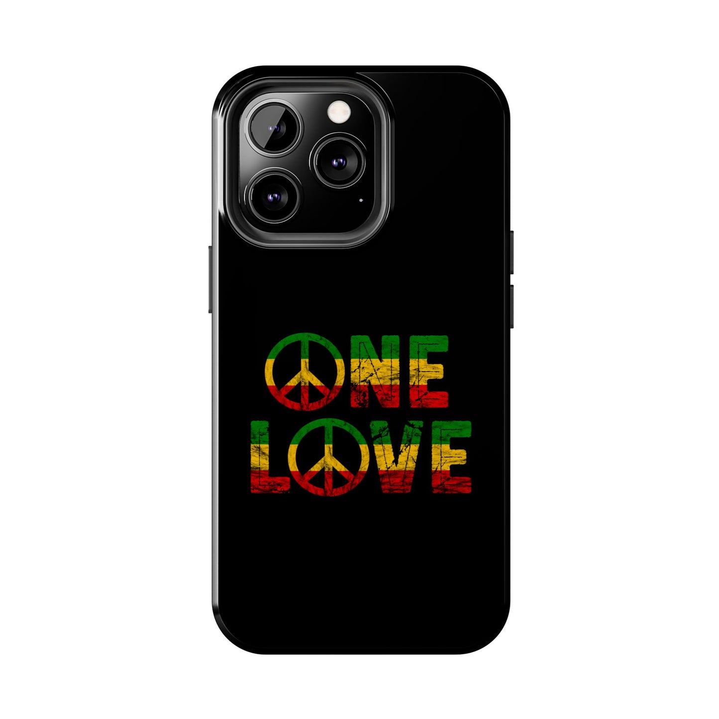 Reggae One Peace Love Tough iPhone Case