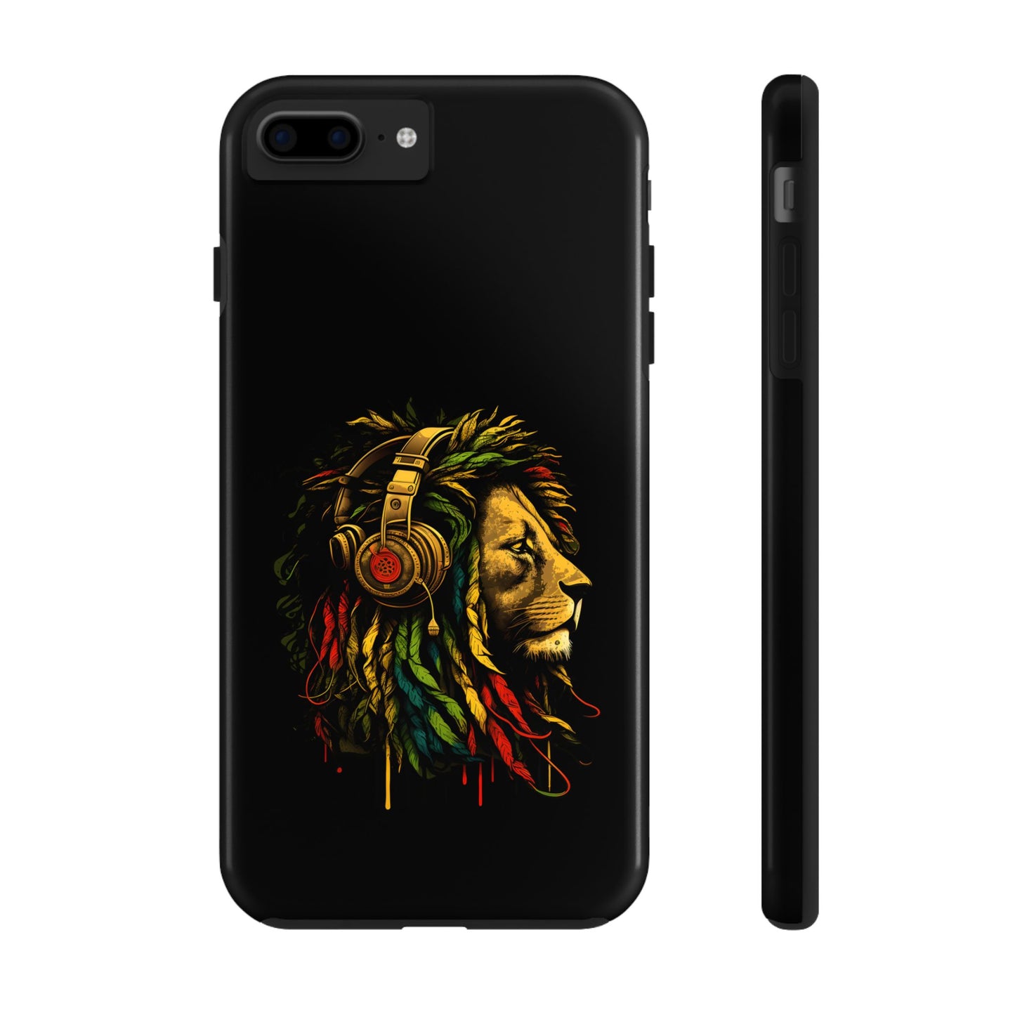 Rasta Reggae Lion Tough iPhone Case