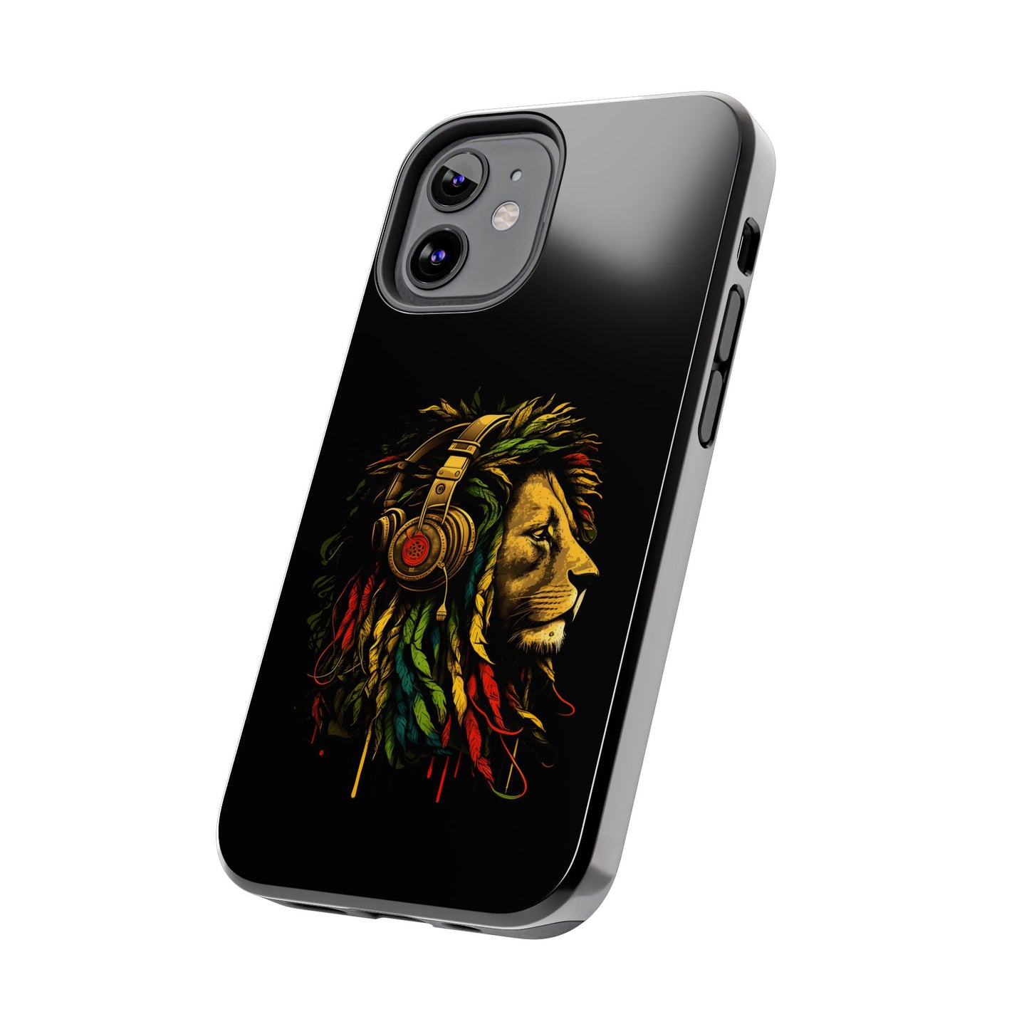 Rasta Reggae Lion Tough iPhone Case