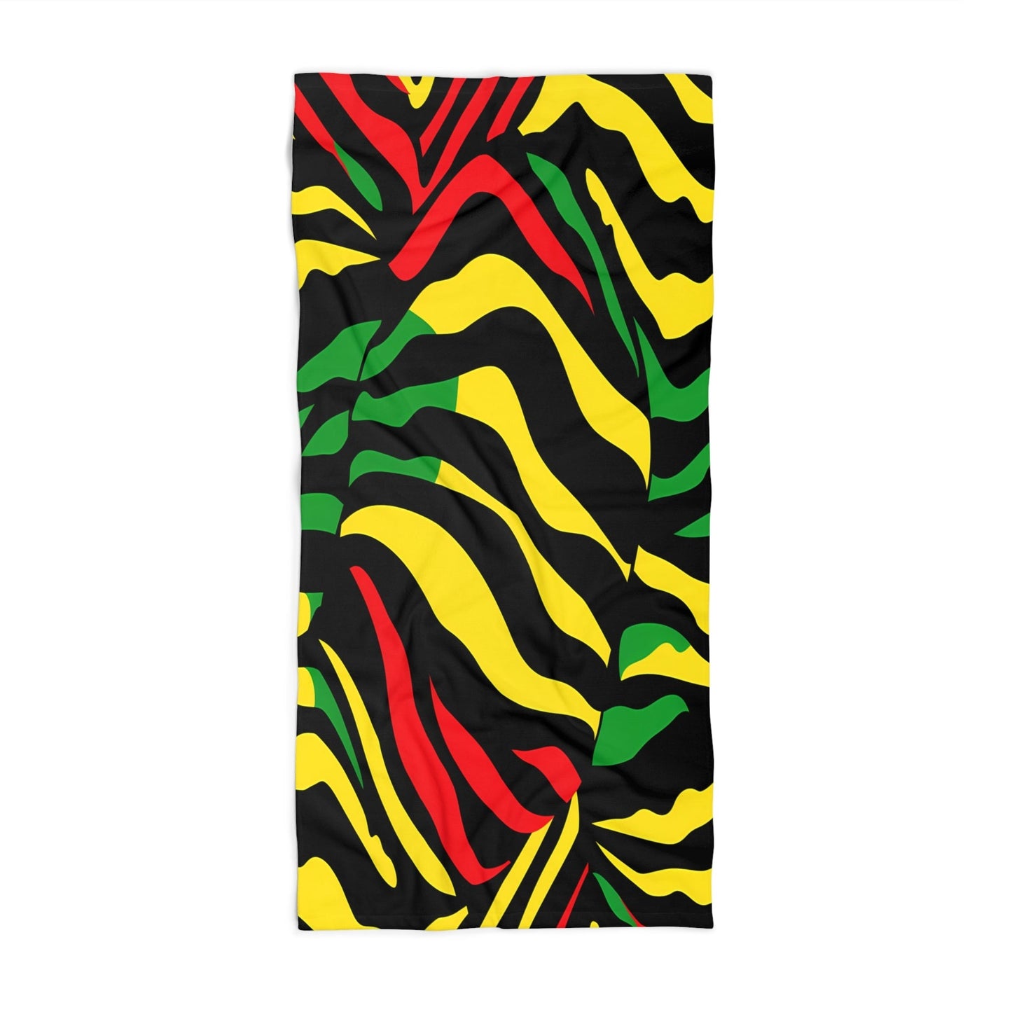 Reggae Zebra Beach Towel