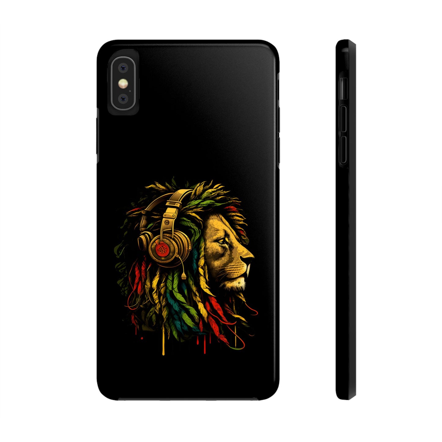 Rasta Reggae Lion Tough iPhone Case