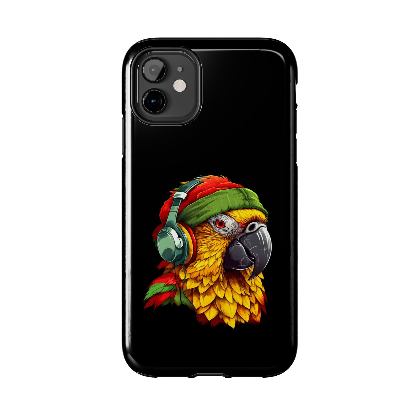 Reggae Parrot Tough iPhone Case