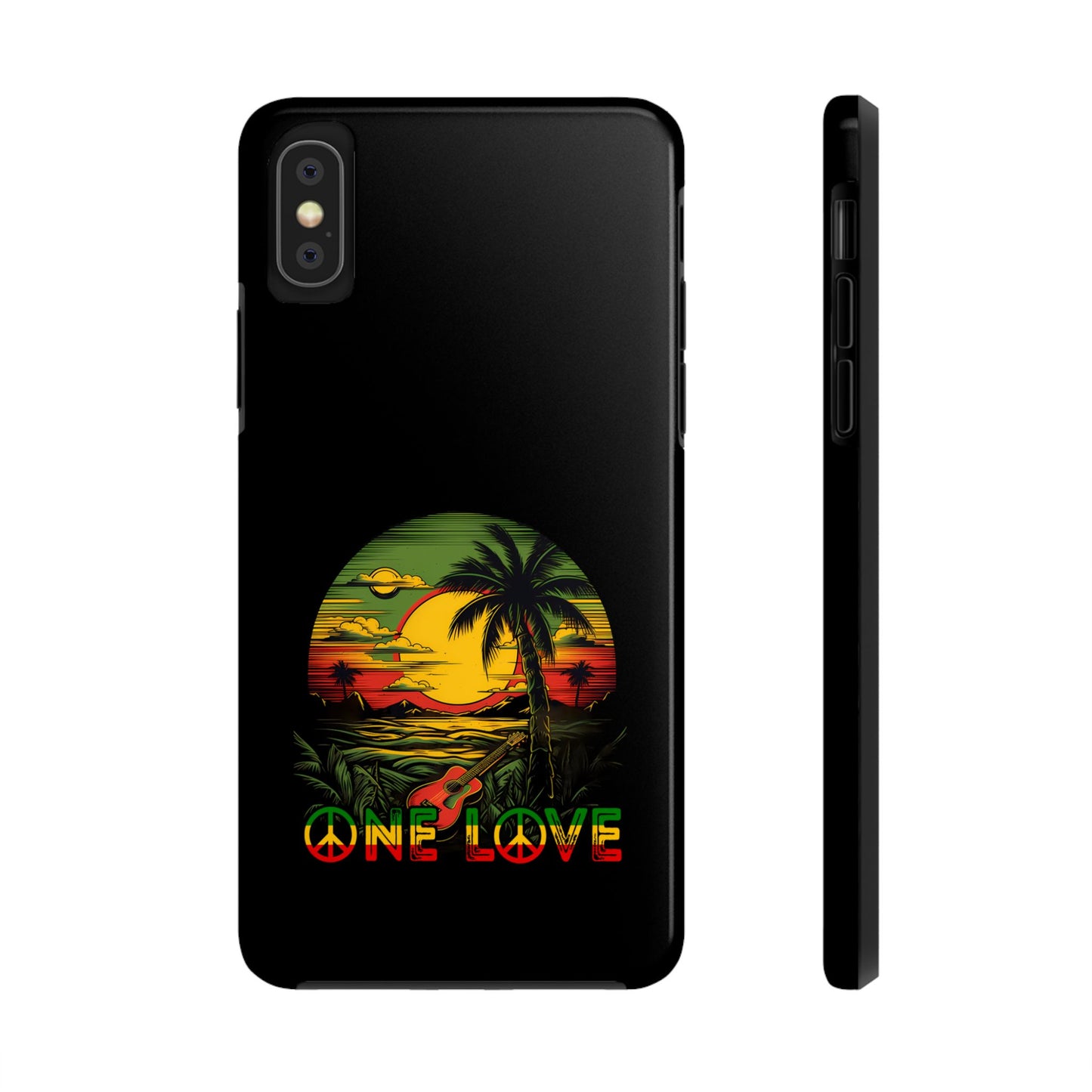 Reggae Sunset Guitar Tough iPhone Case