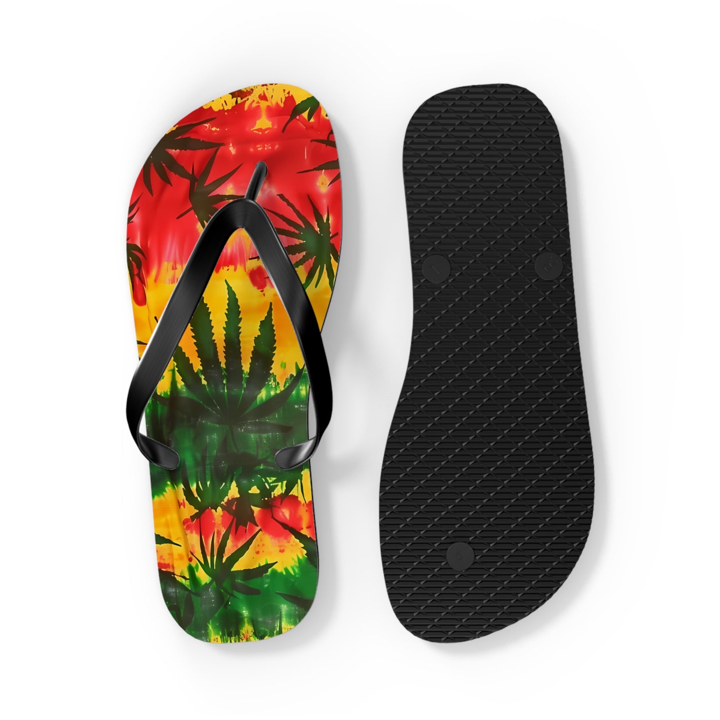 Reggae Plants Flip Flops