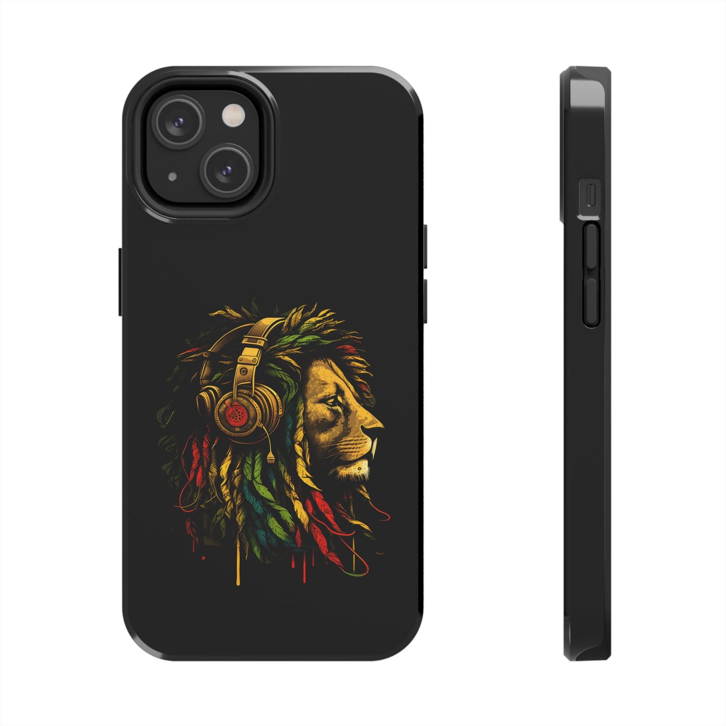 Rasta Reggae Lion Tough iPhone Case