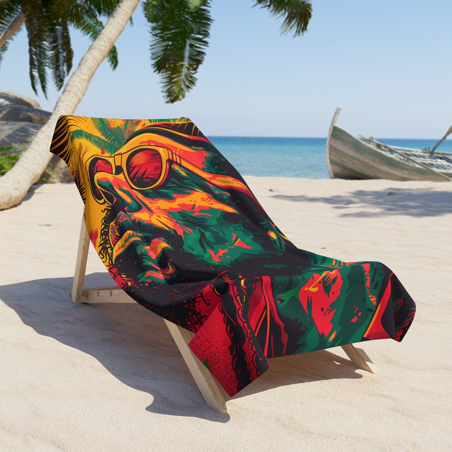Rastaman Relax Beach Towel