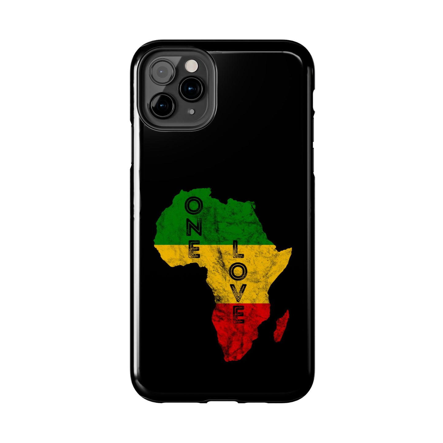 Reggae Africa Map Tough iPhone Case