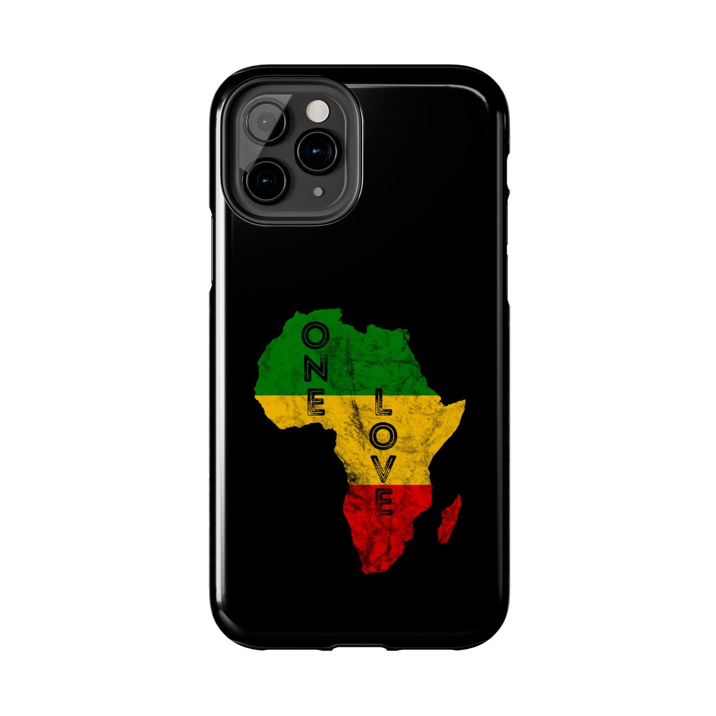 Reggae Africa Map Tough iPhone Case