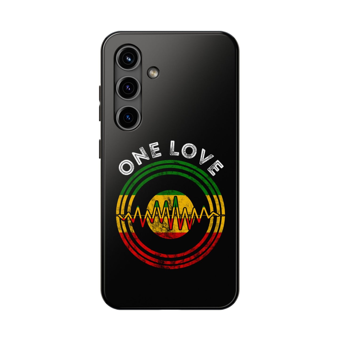 Reggae Music Vinyl Heartbeat Tough Samsung Galaxy Phone Case