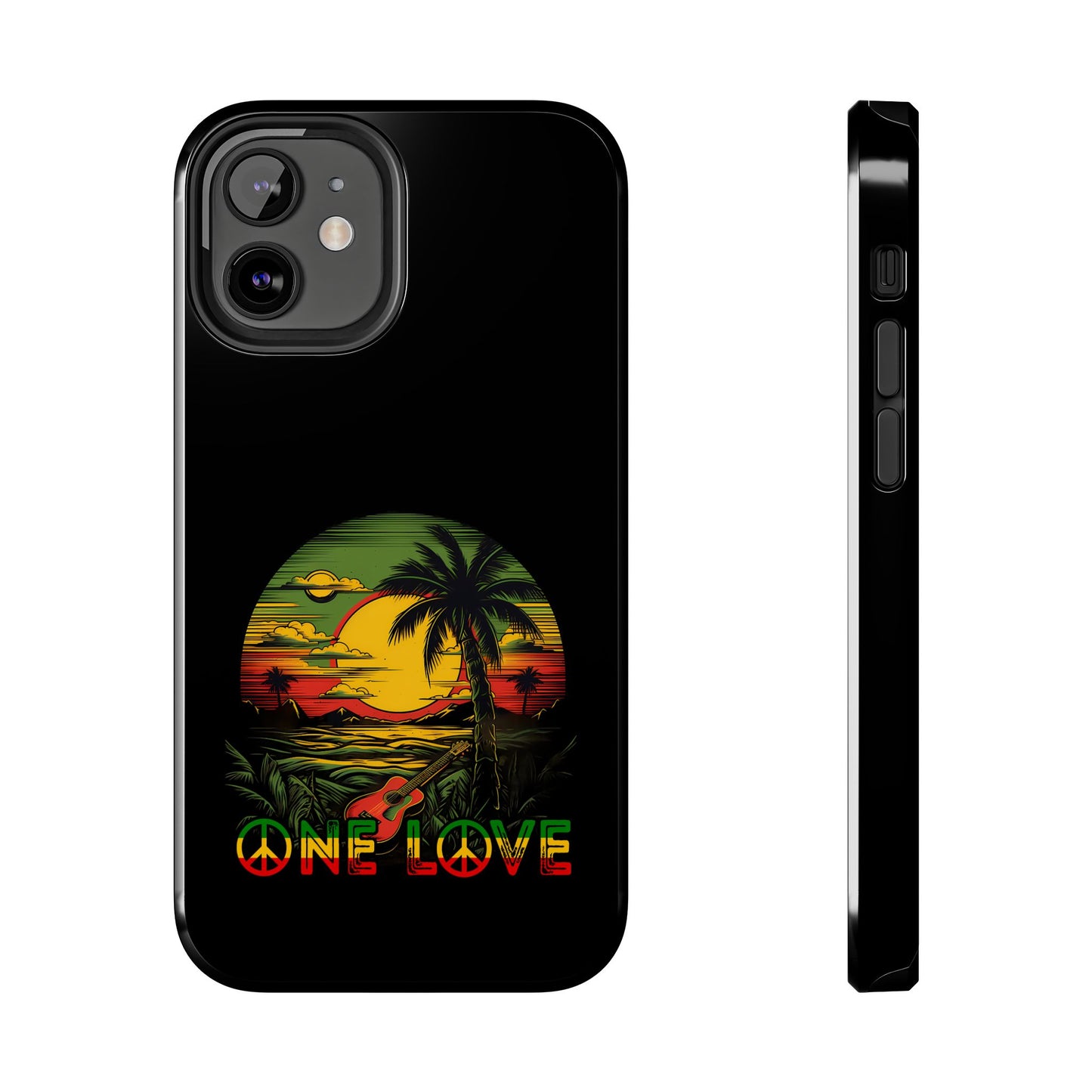 Reggae Sunset Guitar Tough iPhone Case