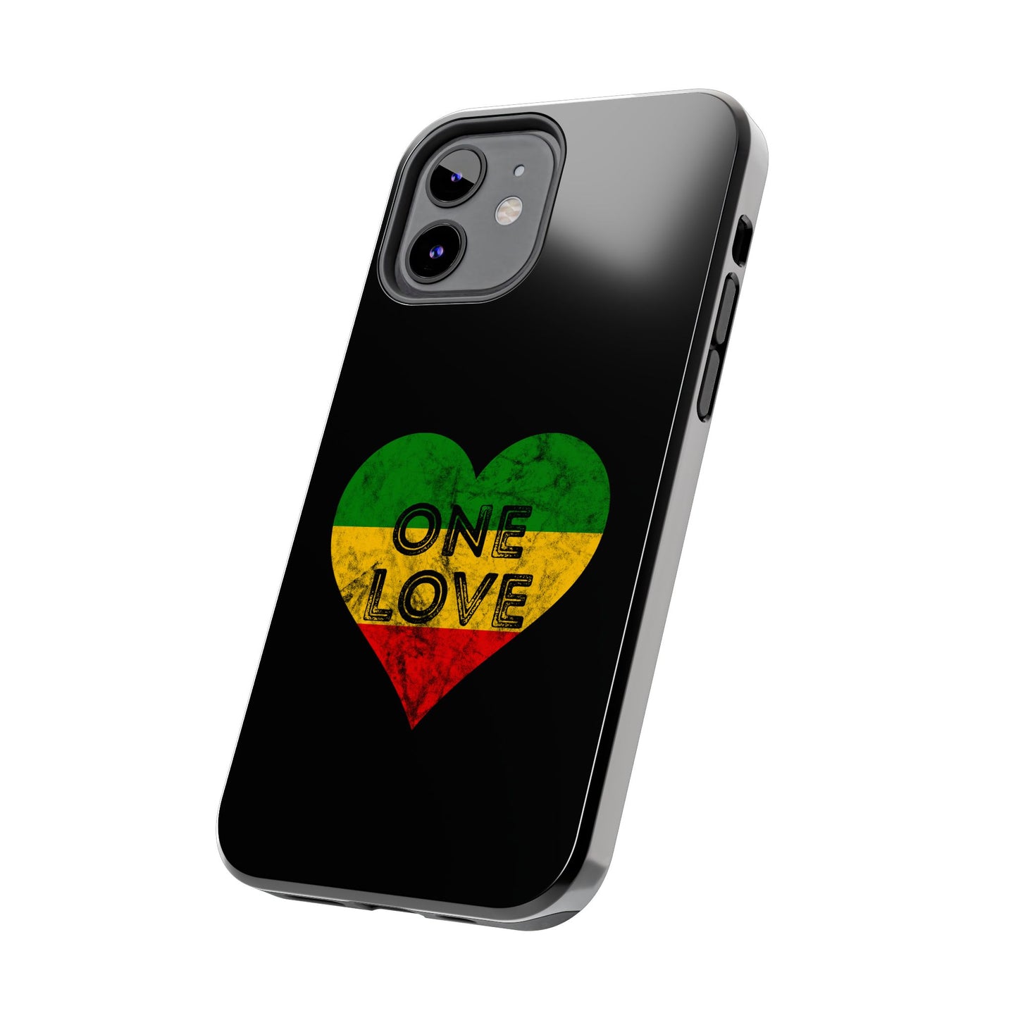 Reggae Heart One Love Tough iPhone Case