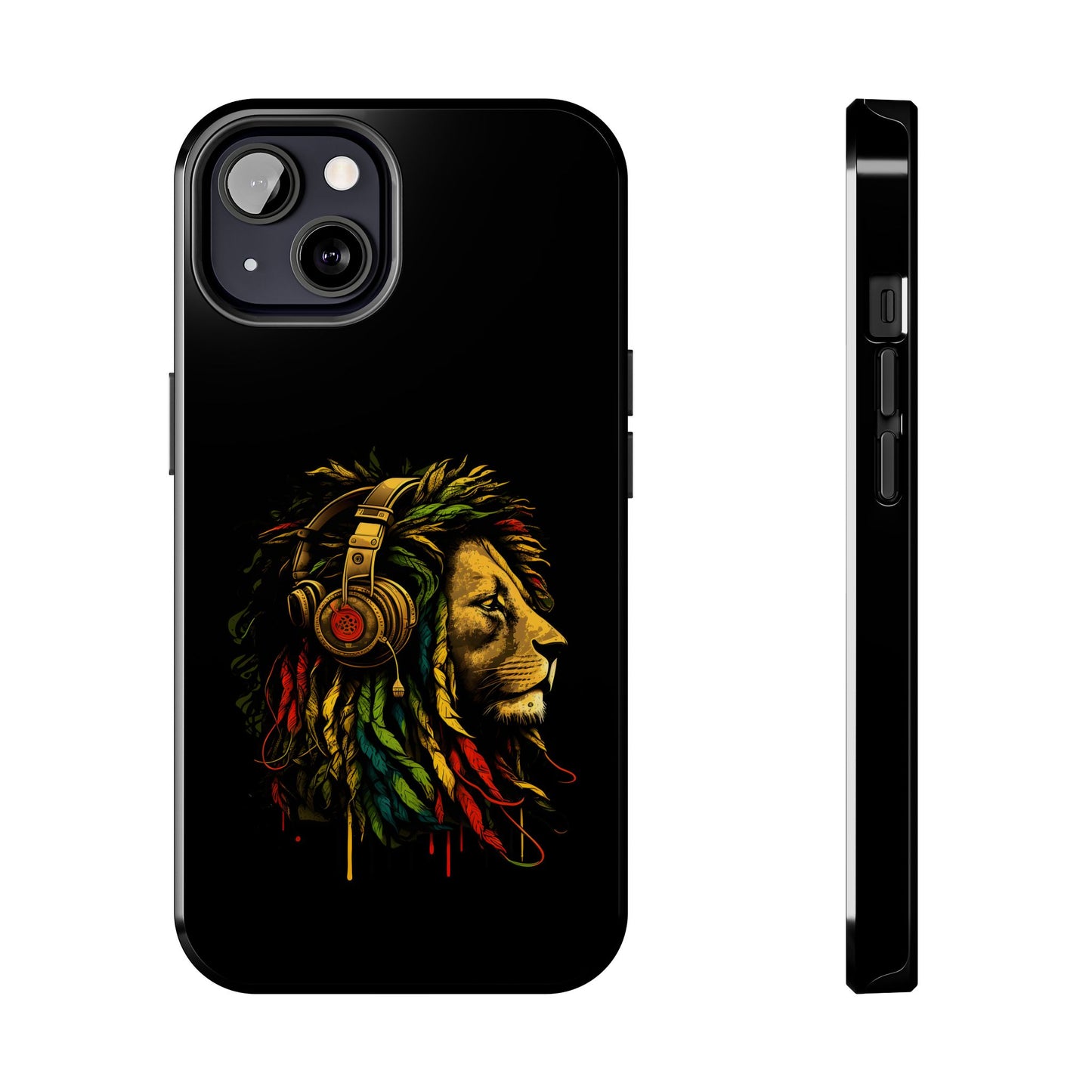 Rasta Reggae Lion Tough iPhone Case