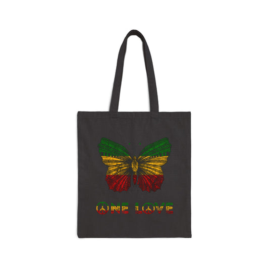 Tropical Reggae Butterfly Tote Bag