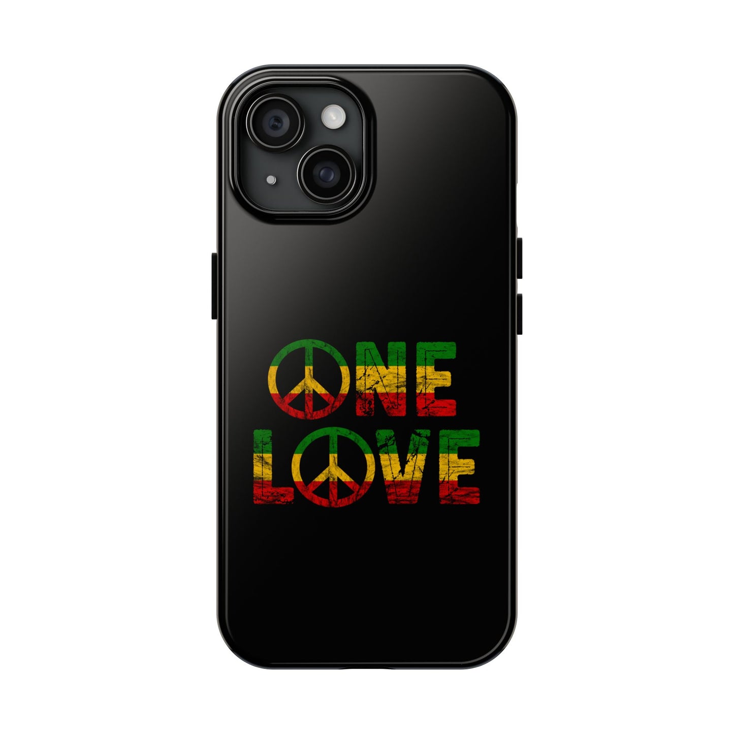 Reggae One Peace Love Tough iPhone Case