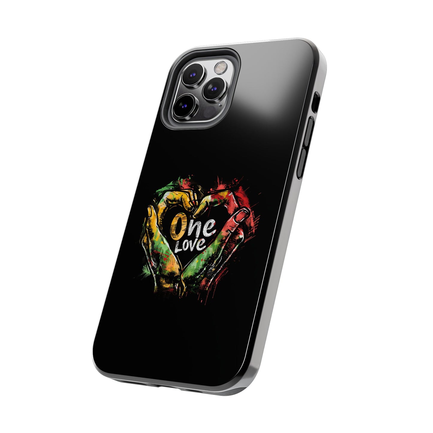 Reggae Hand Heart Tough iPhone Case