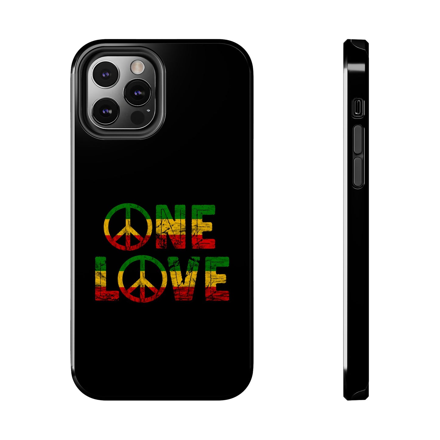 Reggae One Peace Love Tough iPhone Case