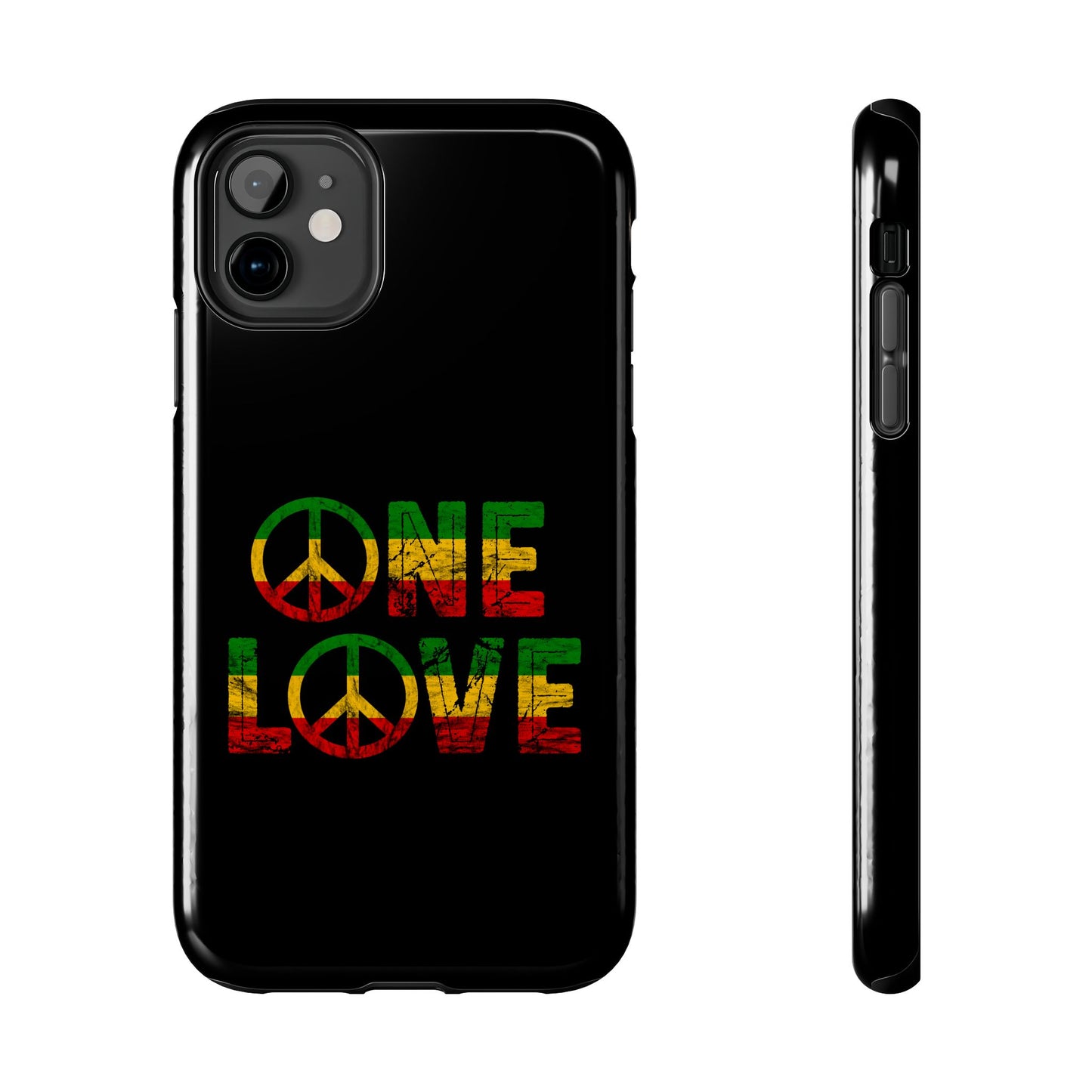 Reggae One Peace Love Tough iPhone Case