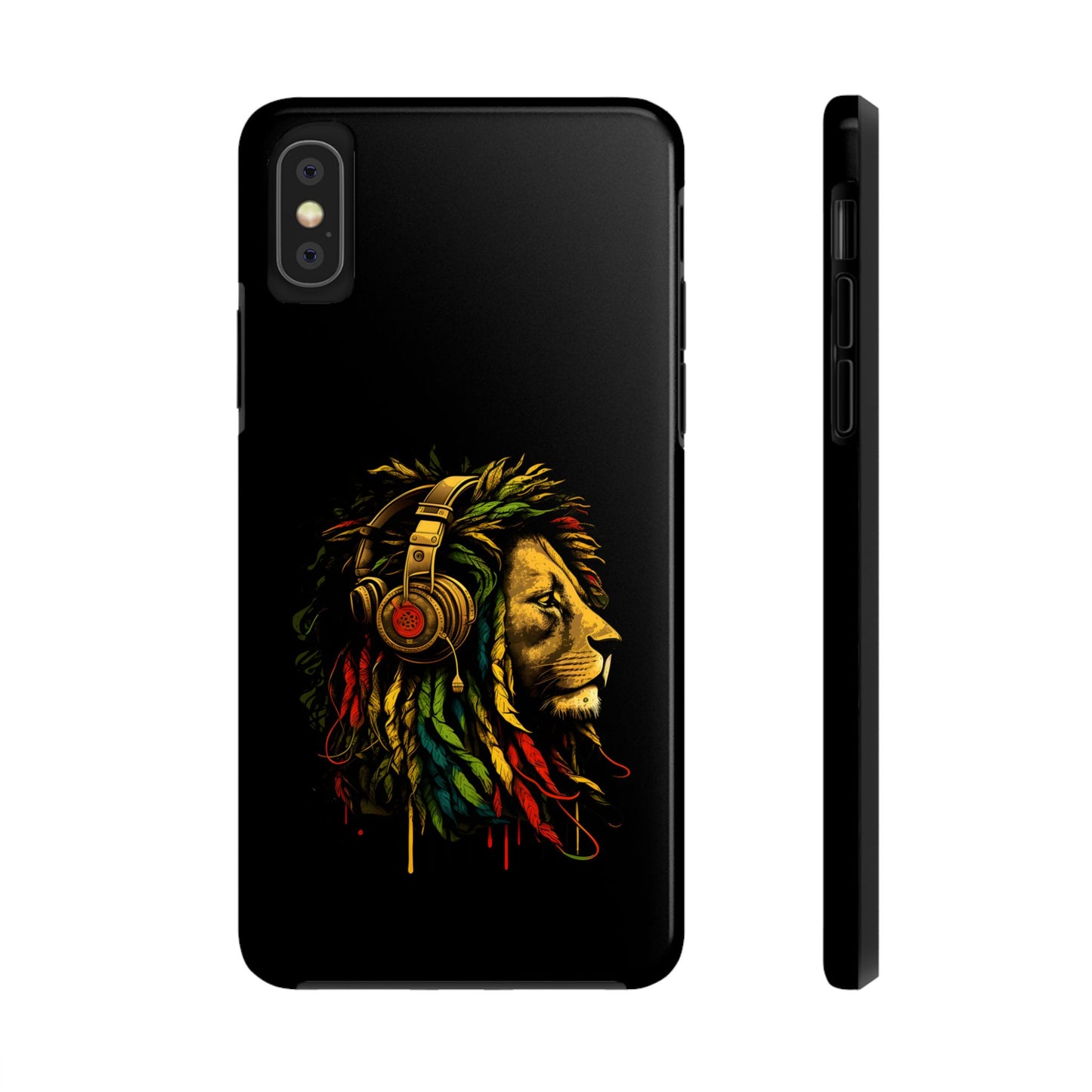 Rasta Reggae Lion Tough iPhone Case