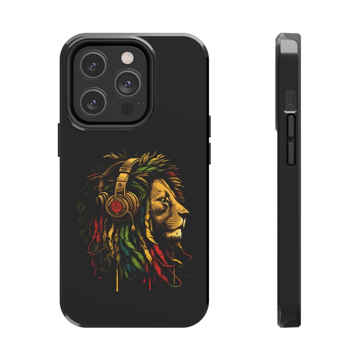 Rasta Reggae Lion Tough iPhone Case