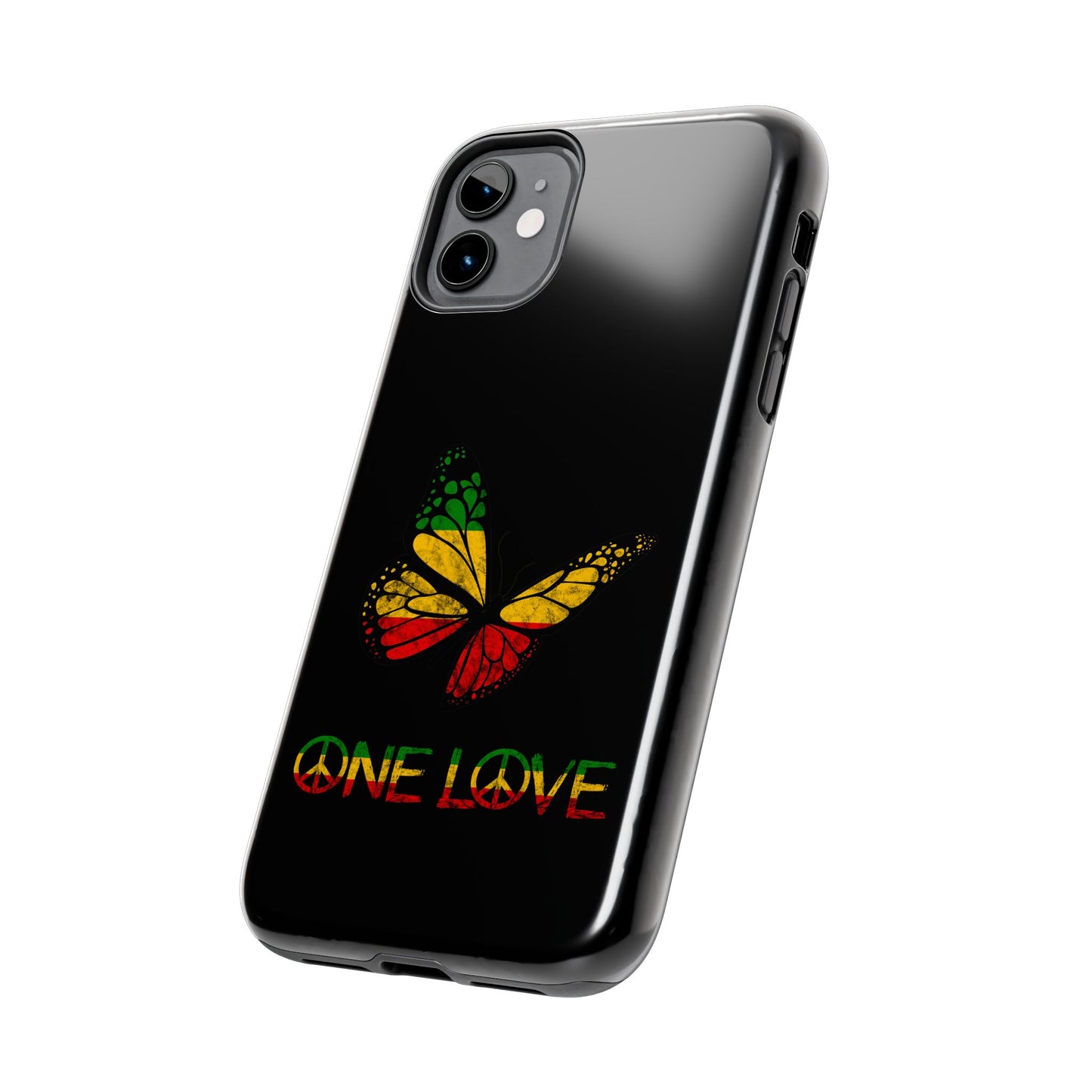 Reggae Harmony Butterfly Tough iPhone Case