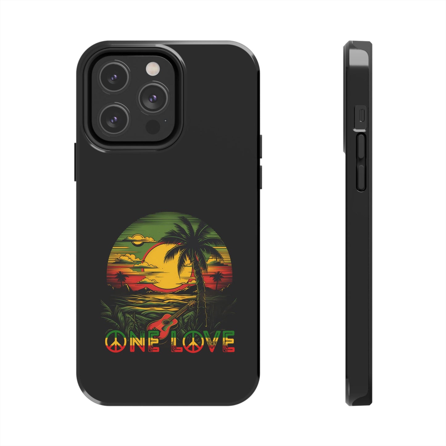 Reggae Sunset Guitar Tough iPhone Case