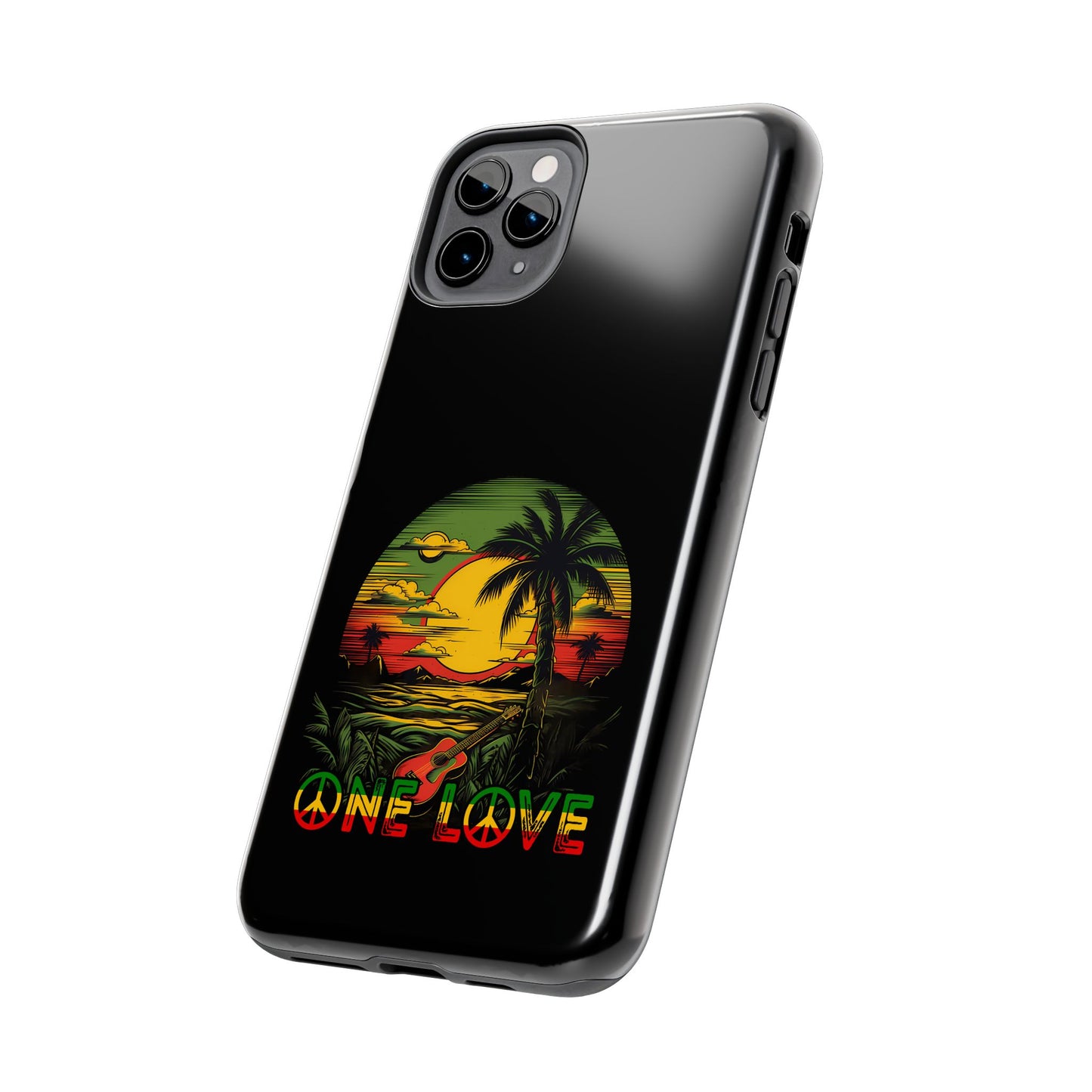 Reggae Sunset Guitar Tough iPhone Case