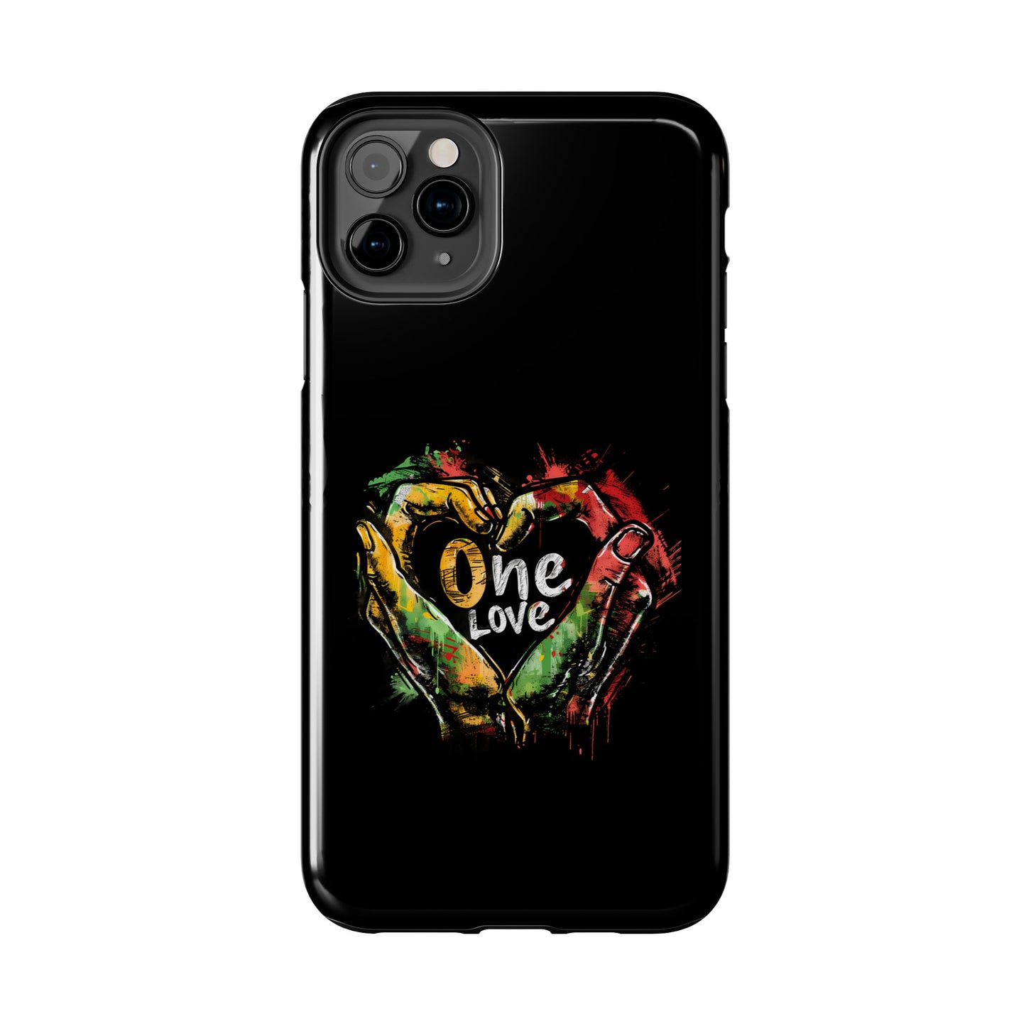 Reggae Hand Heart Tough iPhone Case